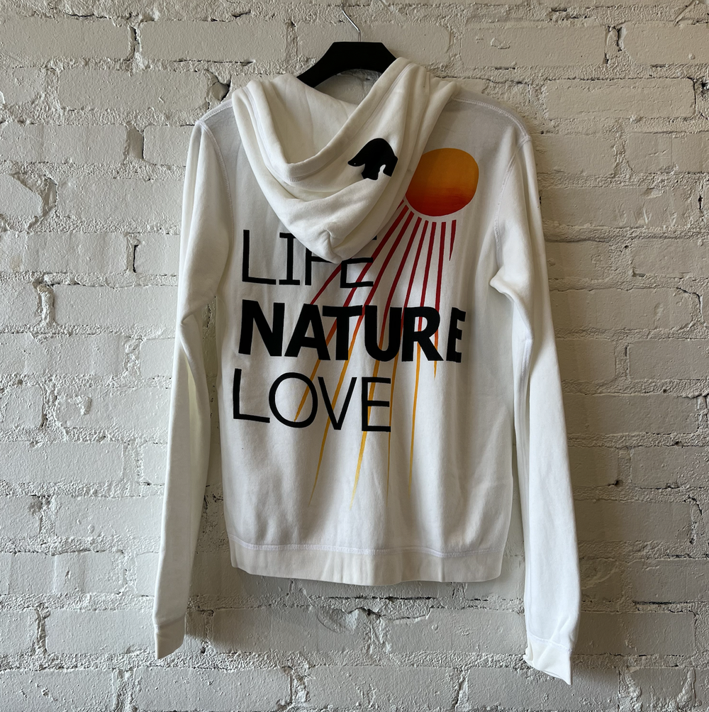 Free City Circa '99 Life Nature Love Lets Go Fluff Hoodie