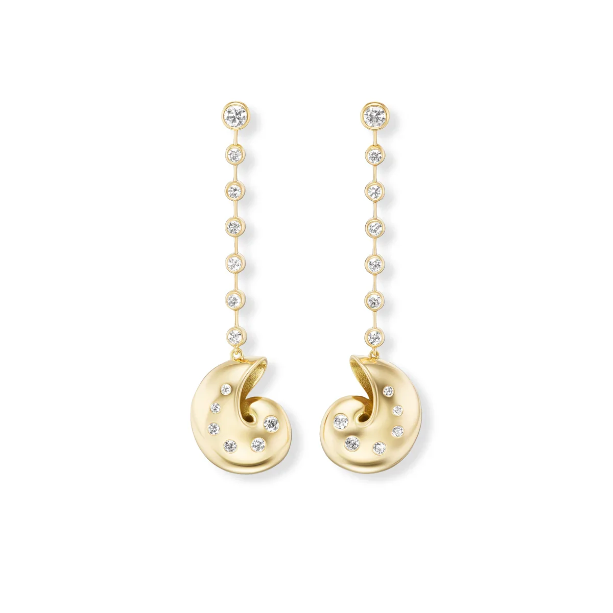 Brent Neale Nautilus Drop Earrings  - PREORDER