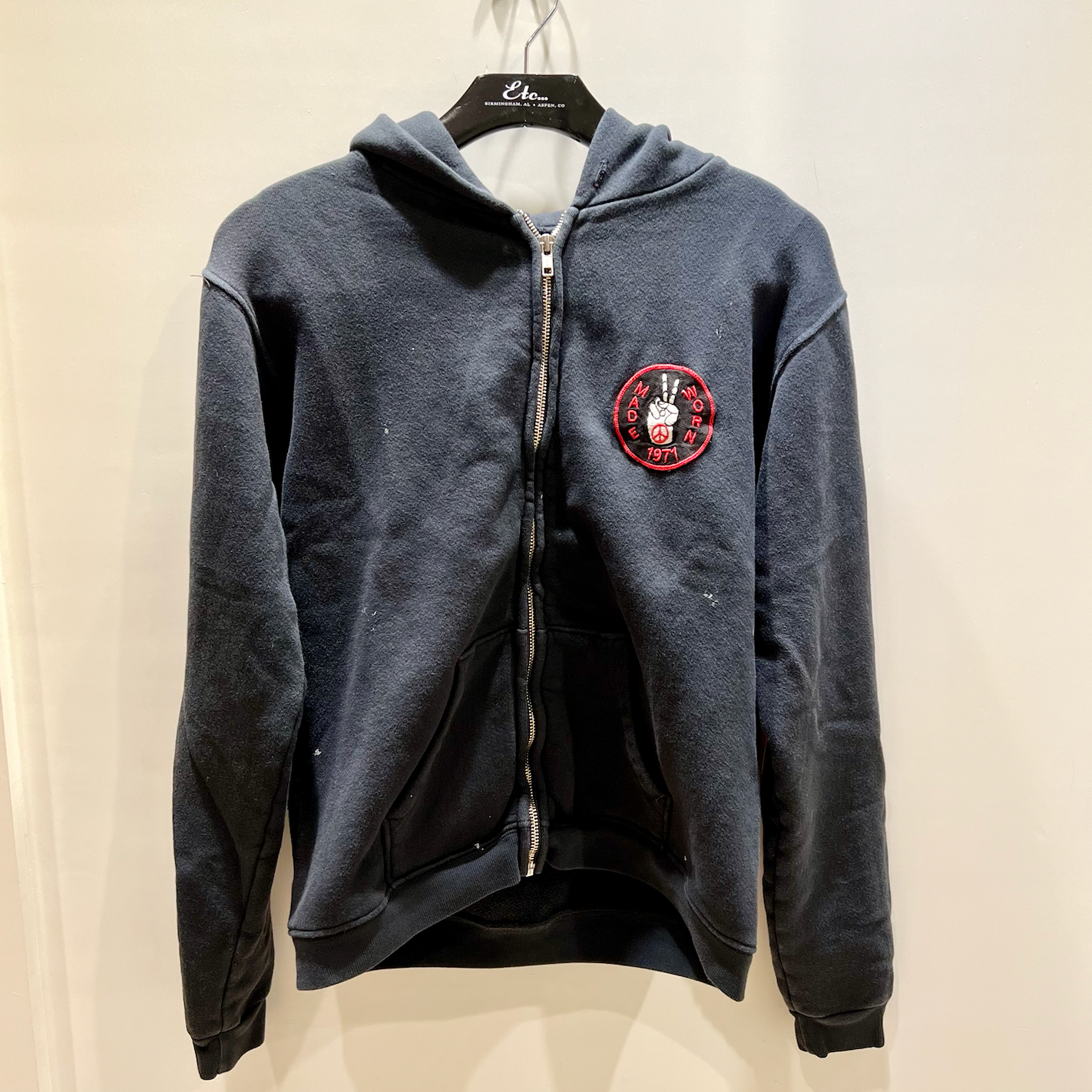 Madeworn Make Love Not War Zip Fleece