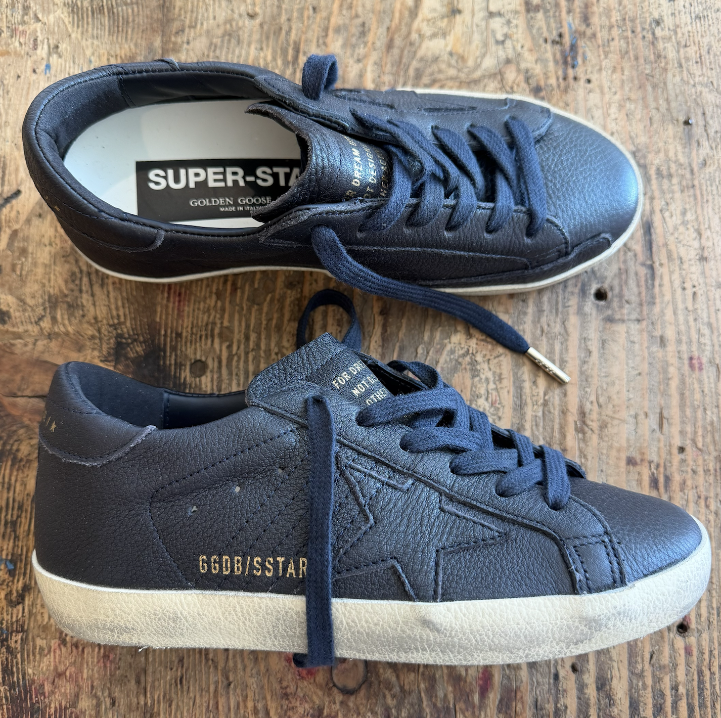Golden Goose Superstar Leather Upper Star GG375
