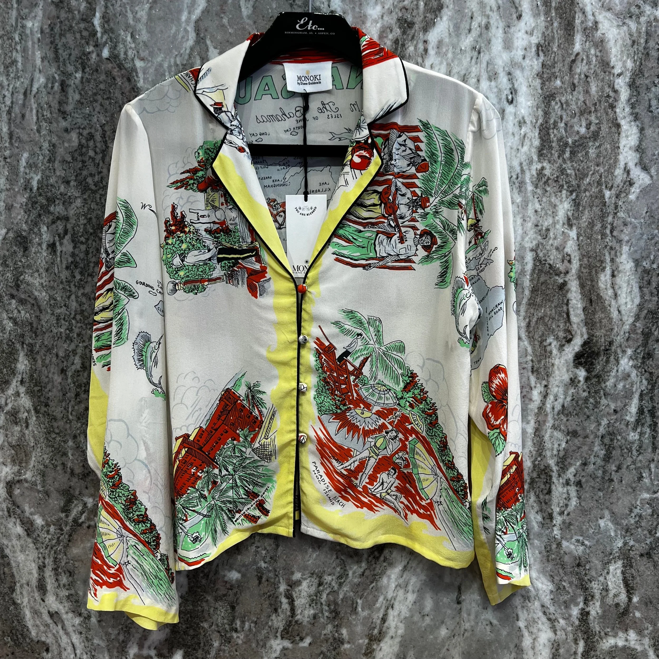 Monoki Nassau Shirt in White