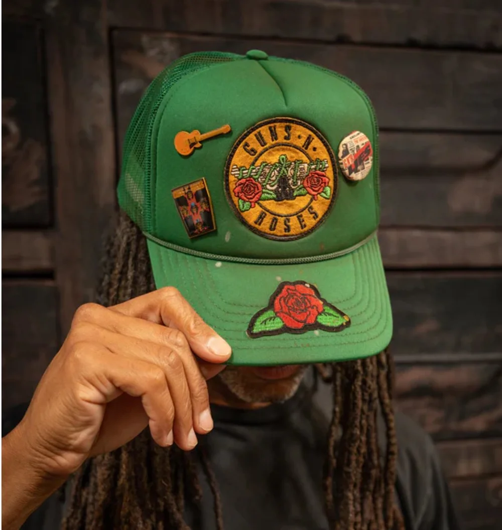 Madeworn Guns N' Roses Green Trucker Hat — Etc