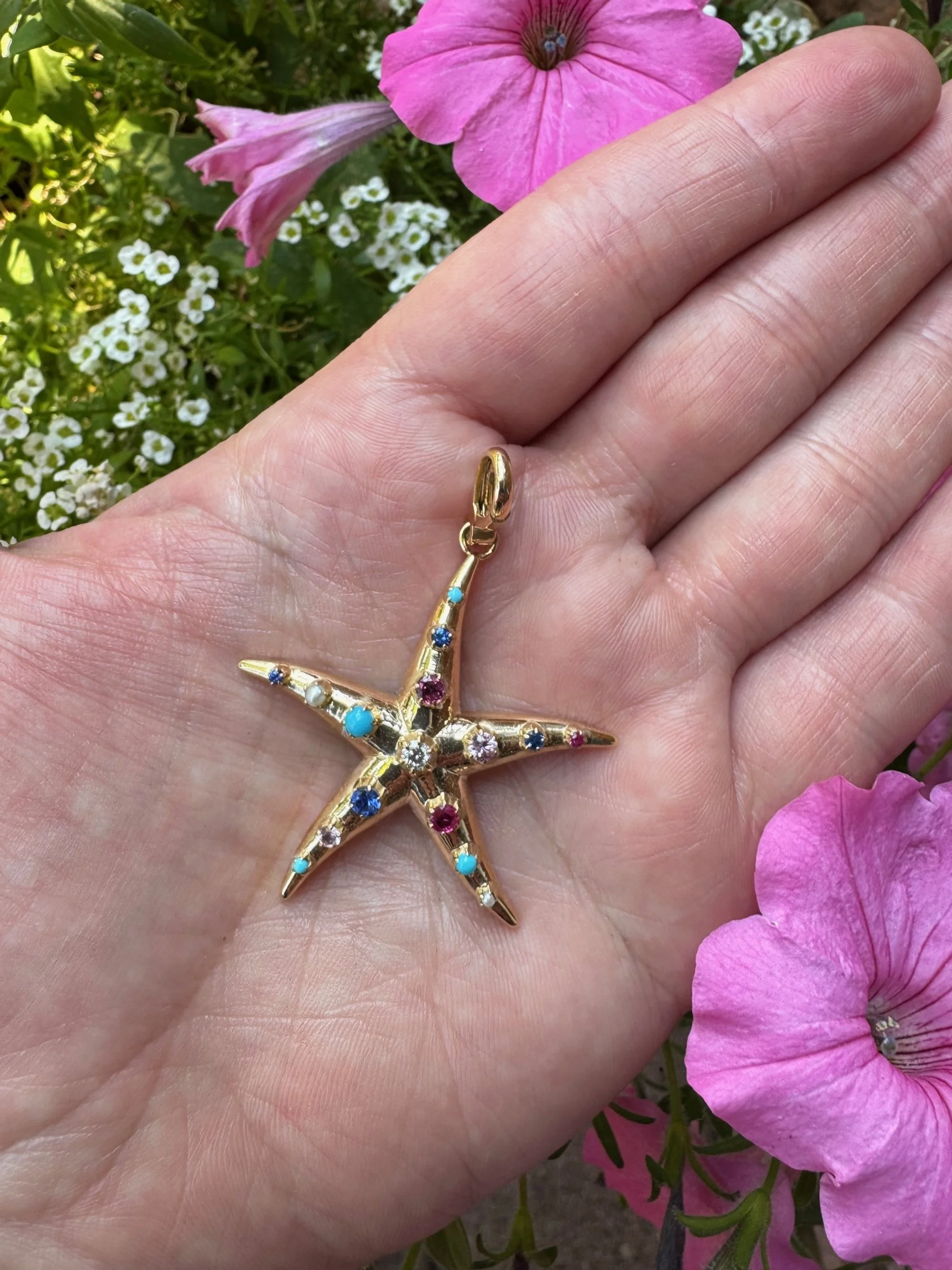 Jenna Blake Small Multicolored Starfish Charm