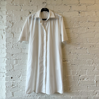 Neu Nomads Chloe Shirt Dress in White