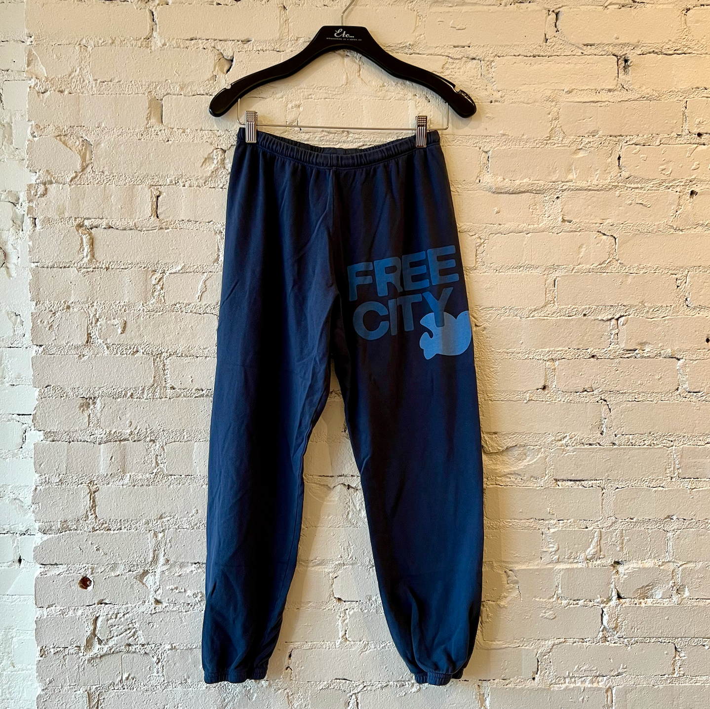 Freecity Large Classic Sweatpant in Moonshrooms Blue