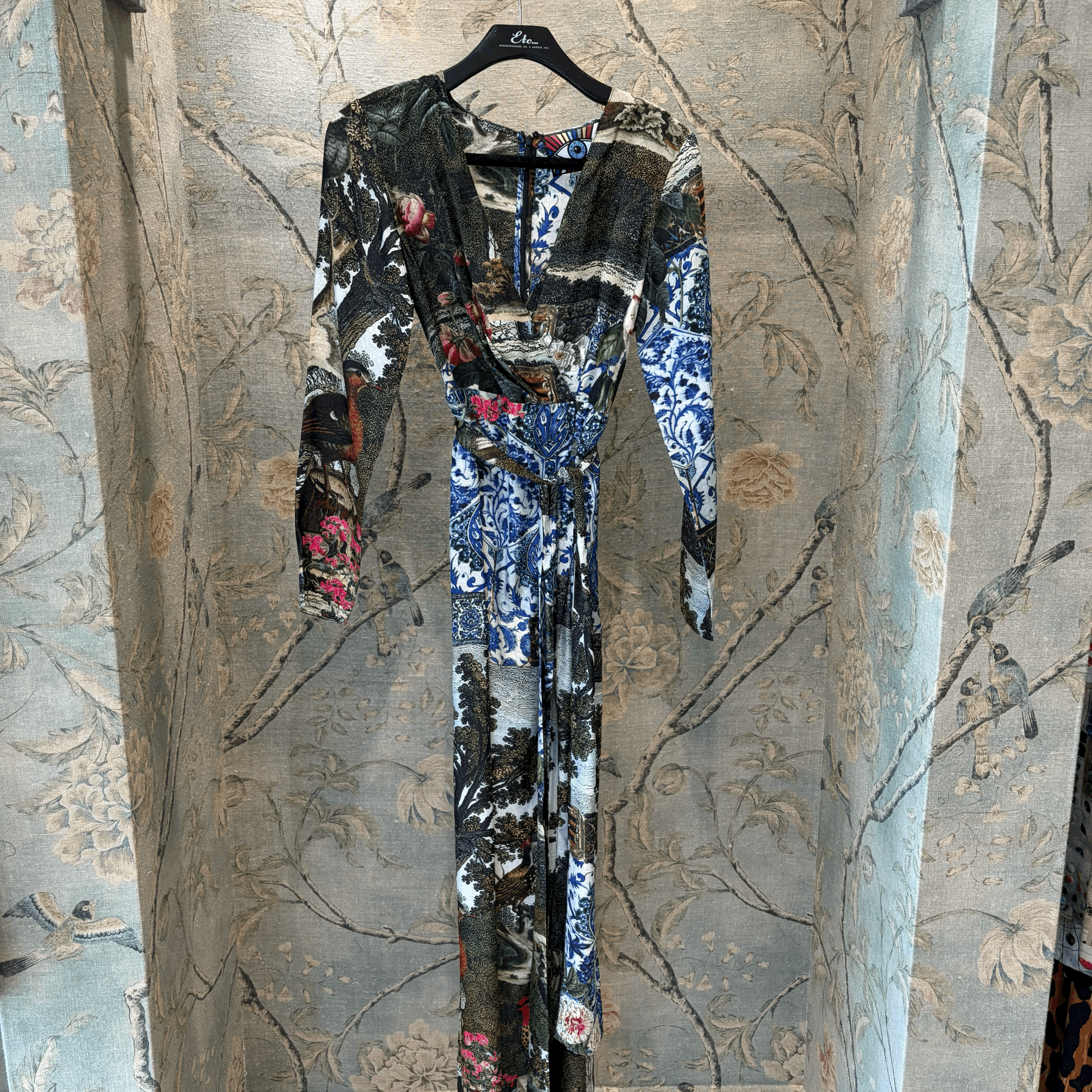 Libertine Ottoman and Pirate Bird Full Length Dress - SIZE EXTRA SMALL
