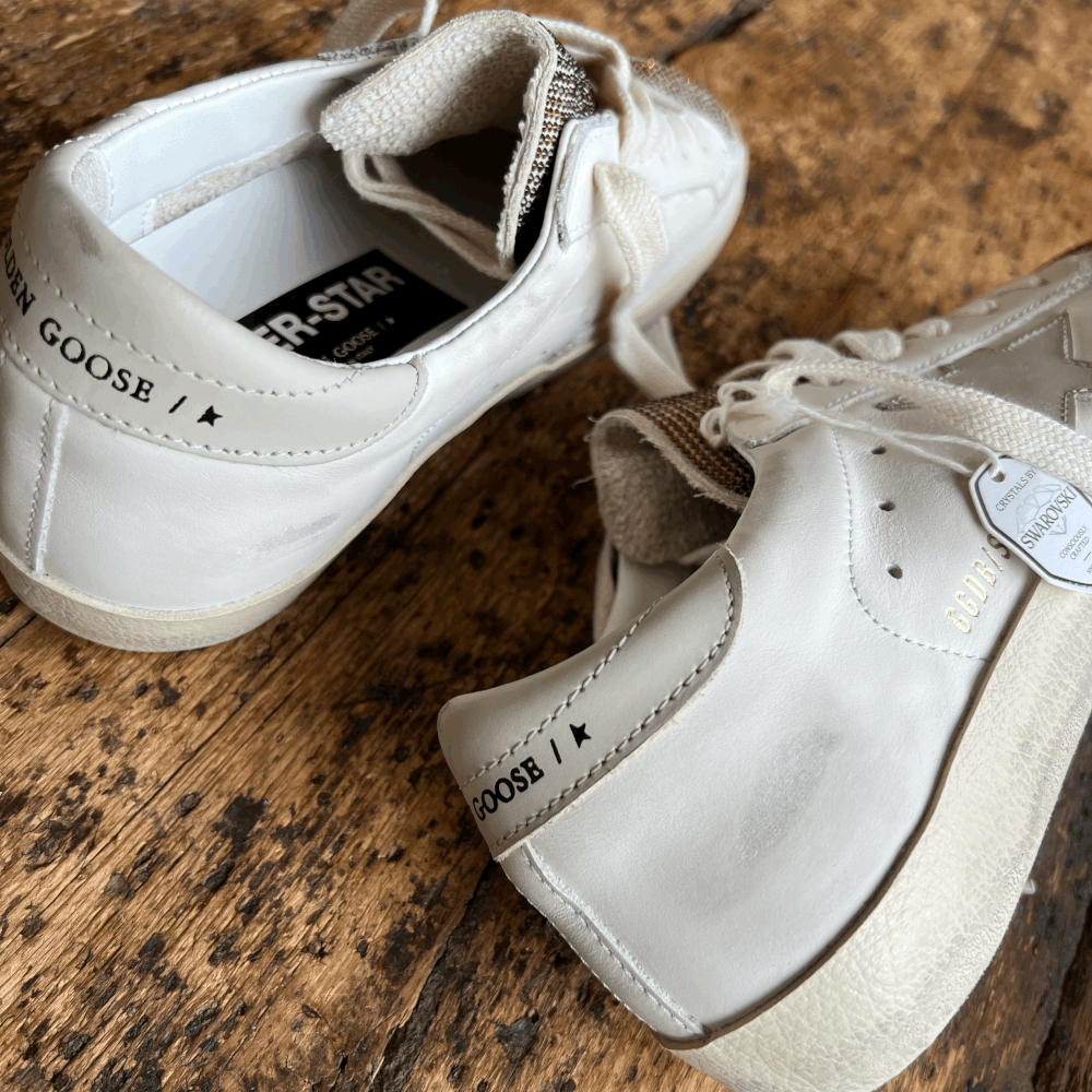Golden Goose GG280 Superstar Nappa Toe Tongue Glitter Upper