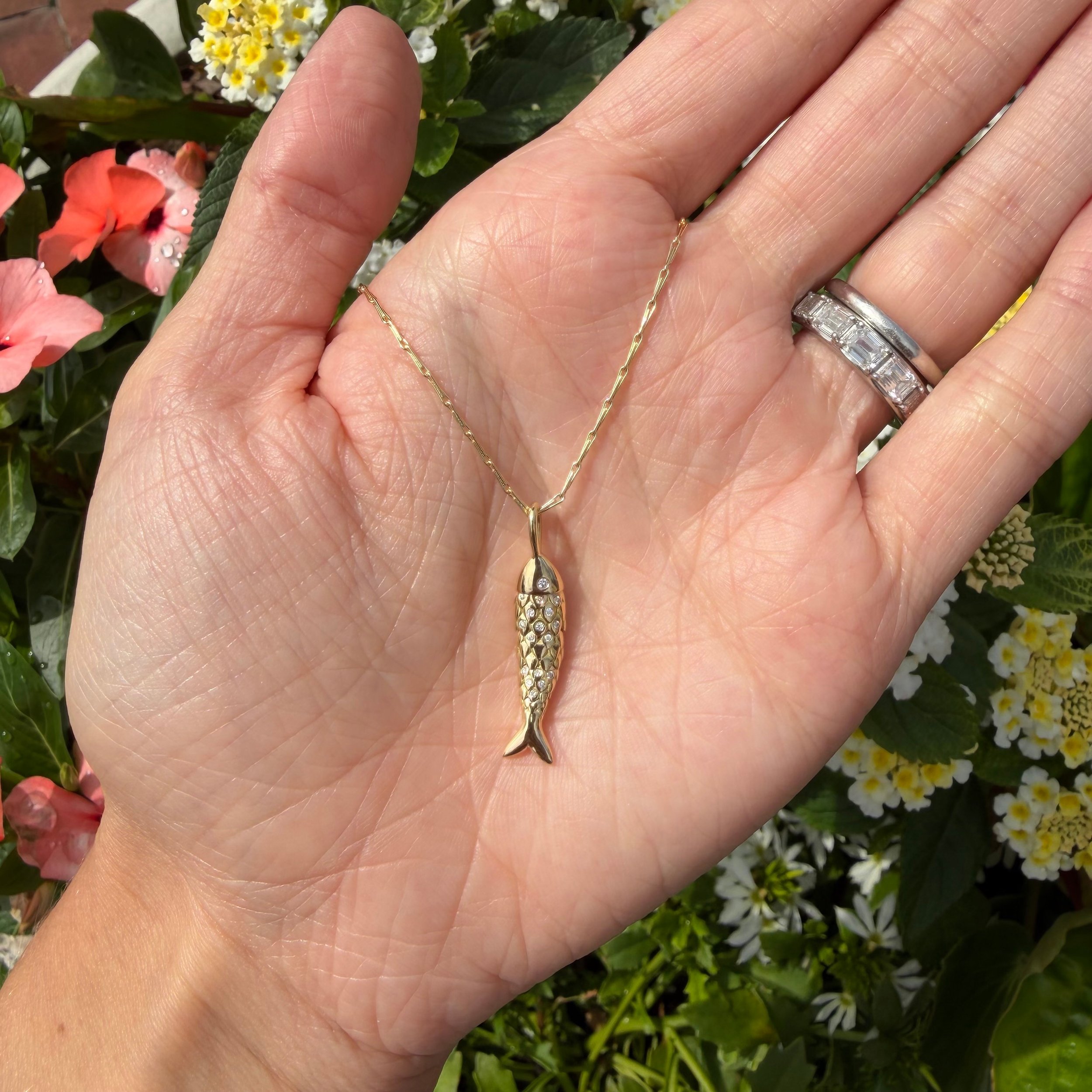 Brent Neale Small  Fish Pendant - SPECIAL ORDER