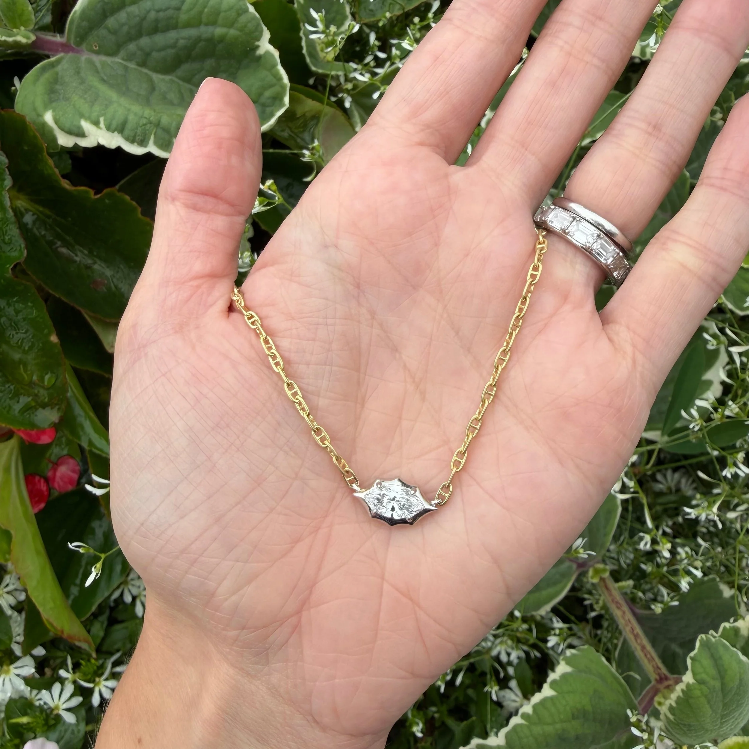 Jade Trau Two-Tone Maverick Necklace
