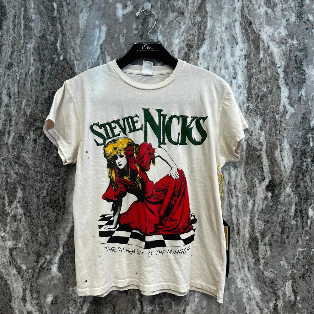 Madeworn Pink Floyd Prism r Crew Tee in Vintage White — Etc