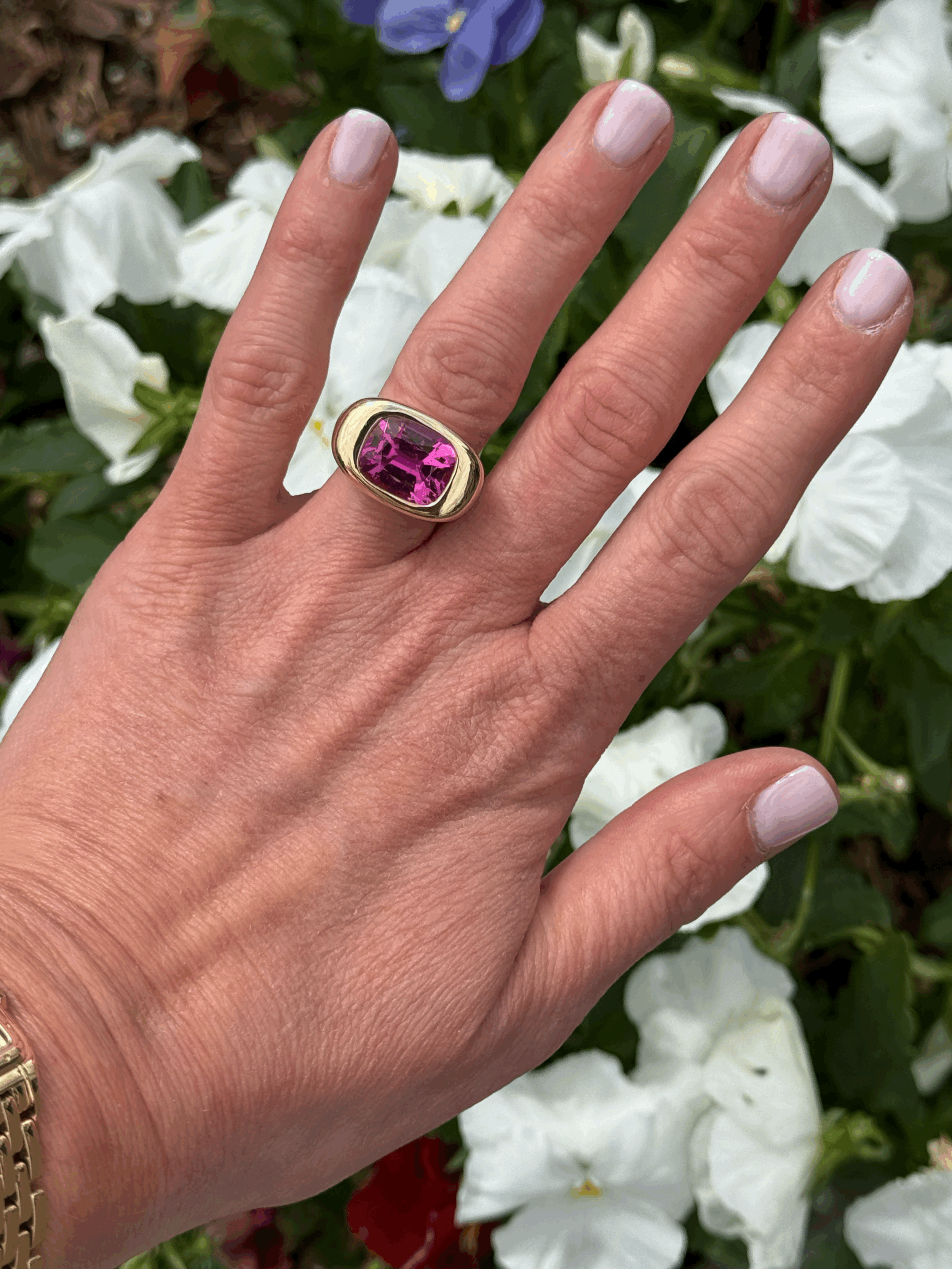 Brent Neale One of a Kind Rubelite BNS Ring