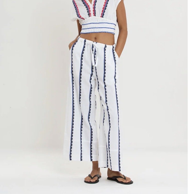 Lemlem Desta Pants in Kibebi Marine