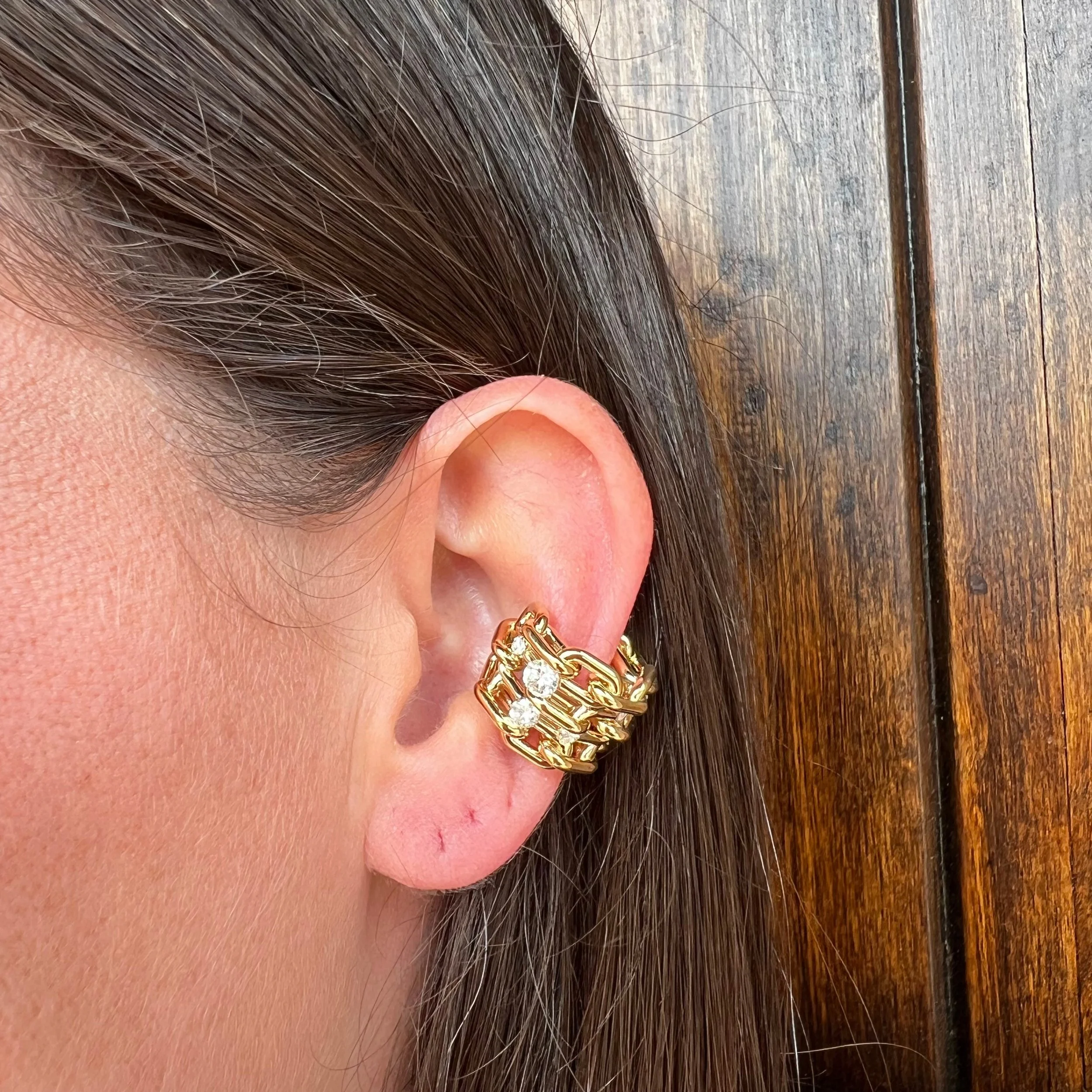 Uniform Object Power Stack Ear Cuff