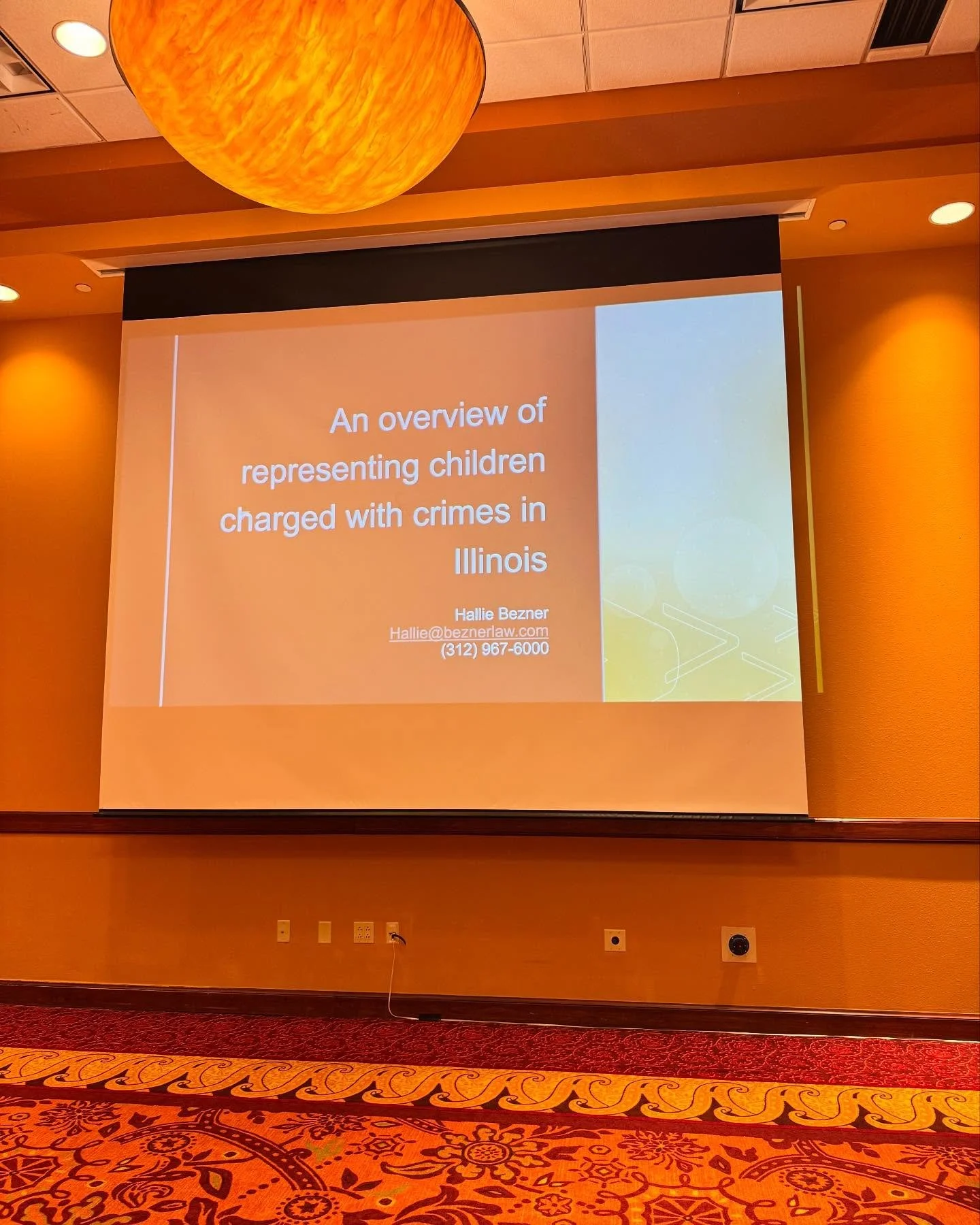 Had the opportunity to present to members of the Illinois State Bar Association about children in juvenile court in Illinois. I&rsquo;m sure they regret giving me a microphone to talk about kids in court for an hour but I loved the chance to talk abo
