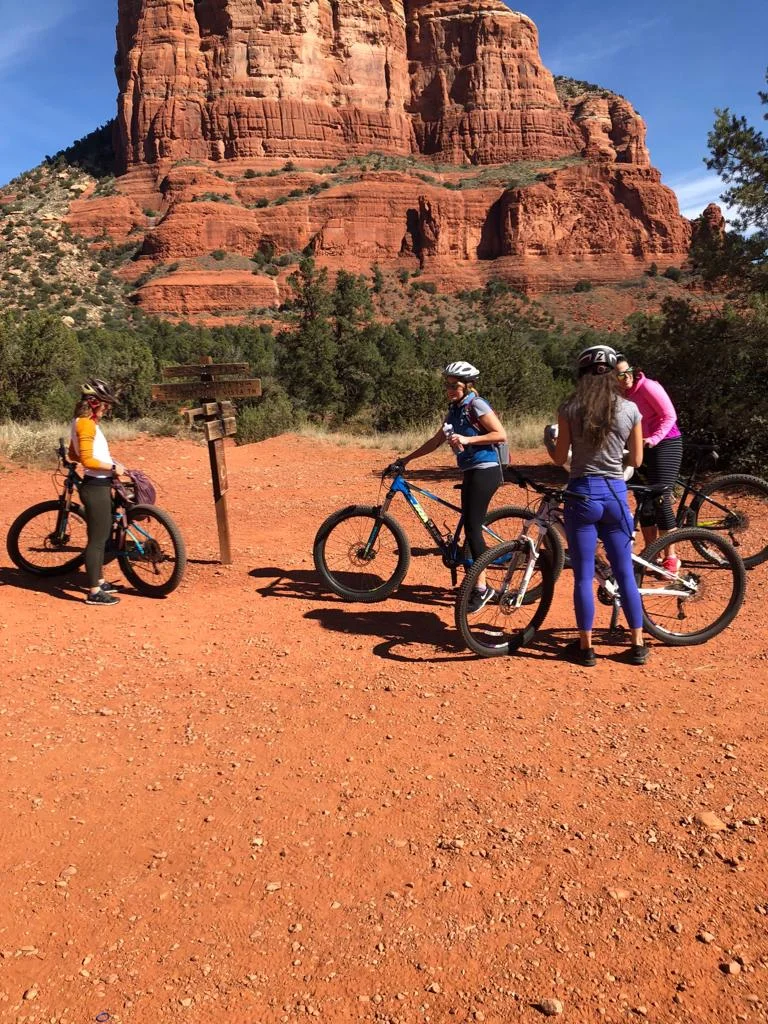 Mountain bike excursion at Bell Rock in Sedona