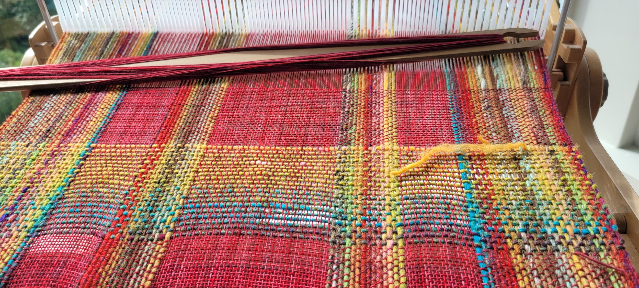 If Autumn Were a Scarf Weaving Pattern — The Rogue Weaver