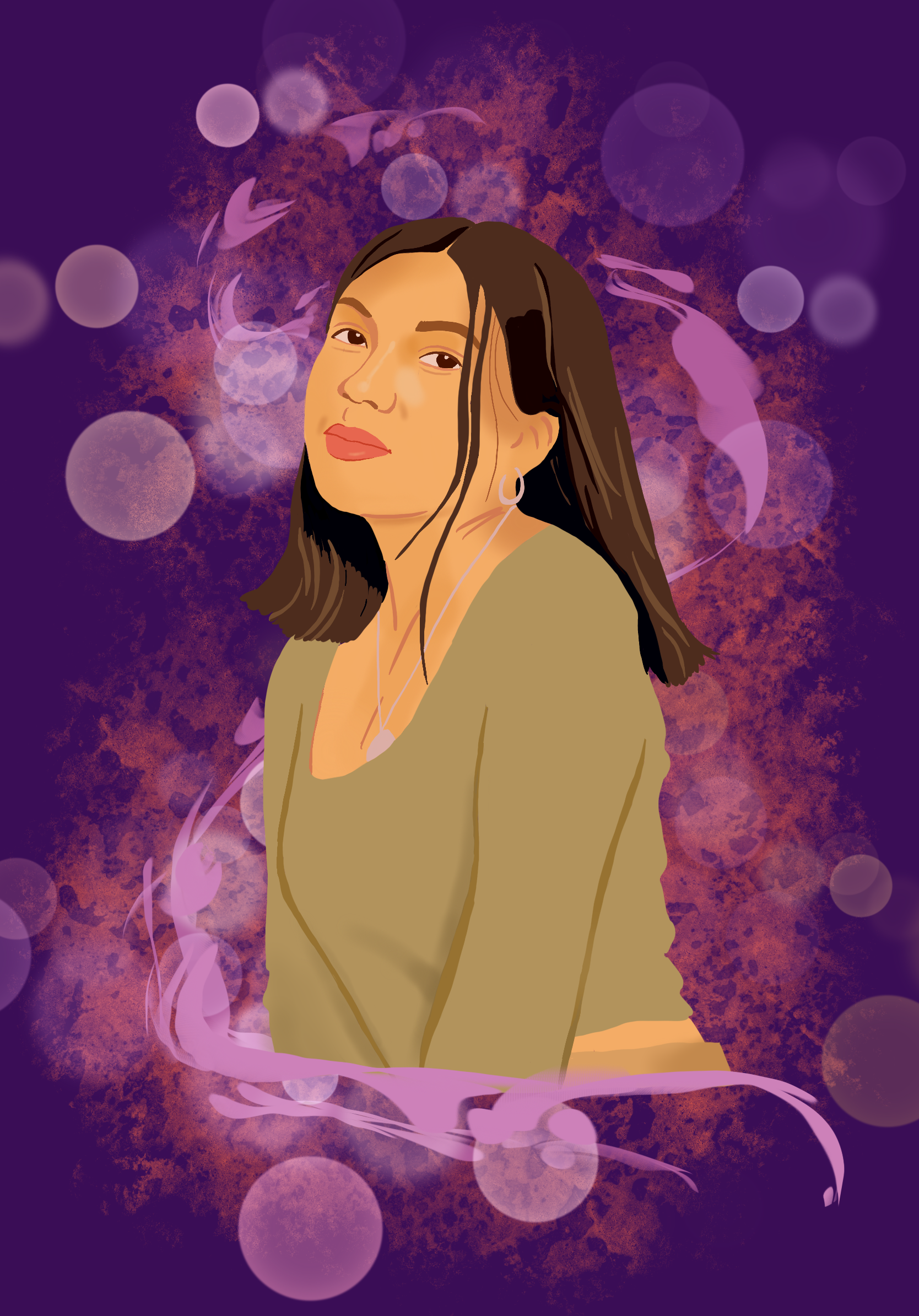  Illustration to honor the life of Yadhira Romero Martinez. 
