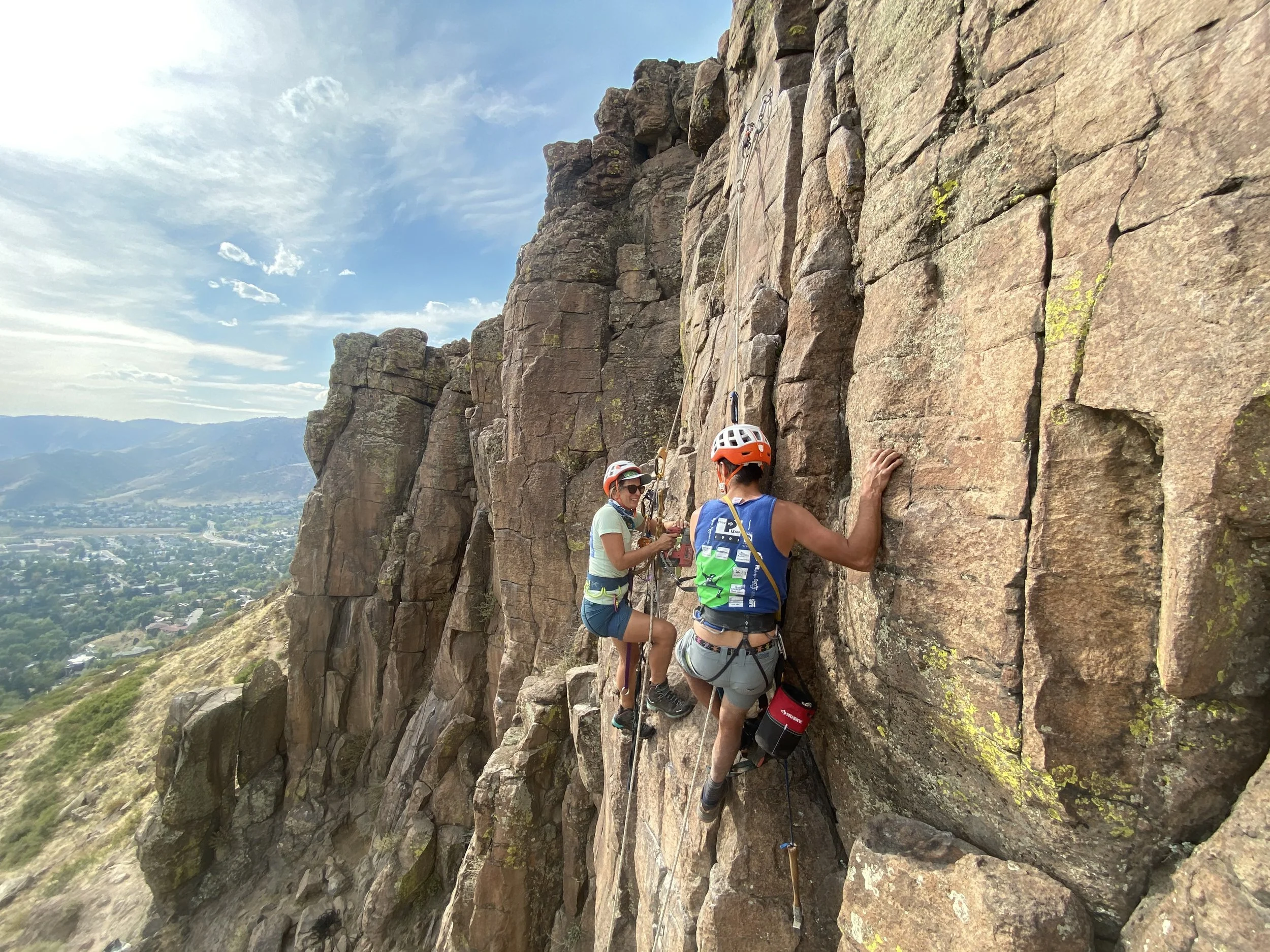 Rebolting at North Table Mountain