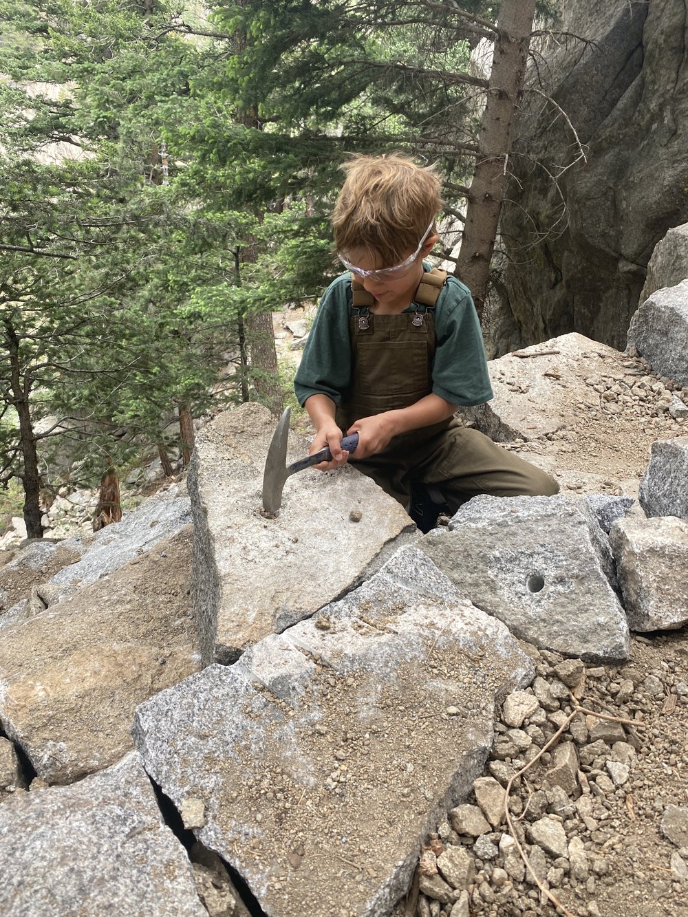  Avalon Volunteer Trail Day with Kate's Son Graham