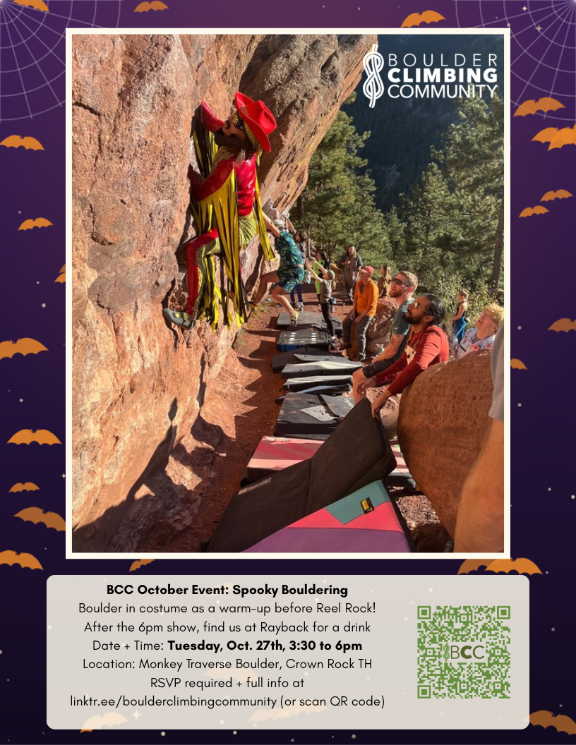 Spooky Bouldering: BCC October Community Social