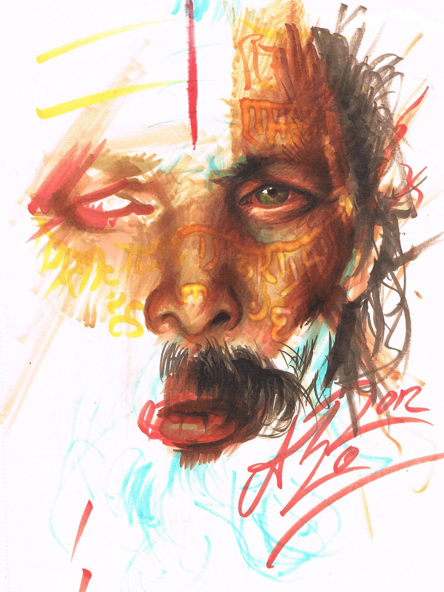 "Copic Marker Sketch"