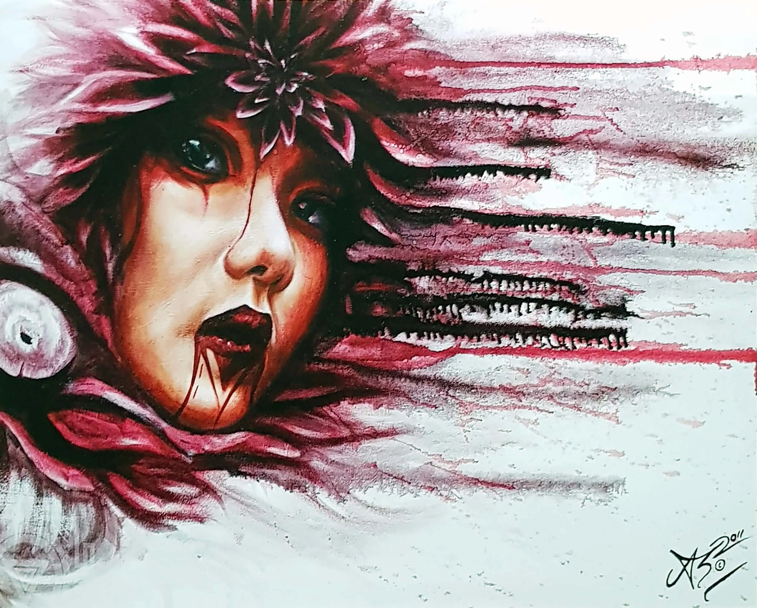 RED GIRLS 1/5 - Art Print