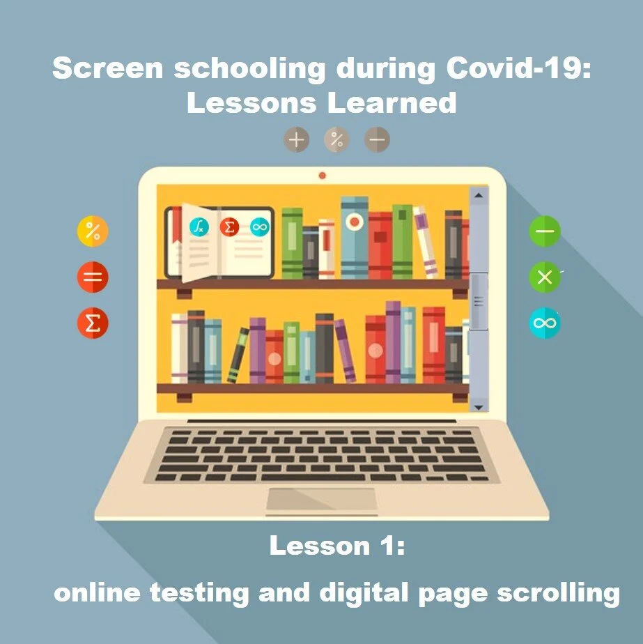 Screen schooling during Covid-19: Lessons Learned (Lesson 1)