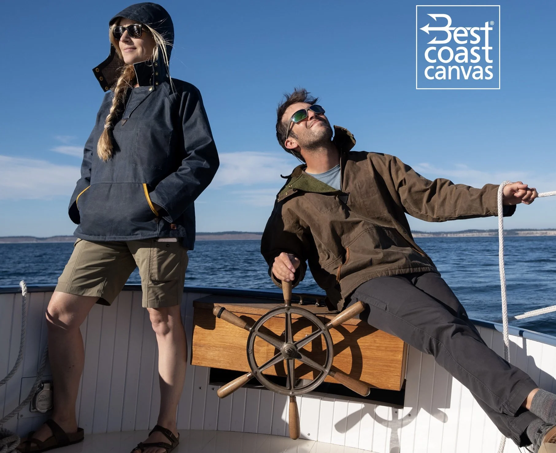 トップス UNTRACE smock Dark Navy Women's Shellback Sailor's Smock™ — Best Coast Canvas