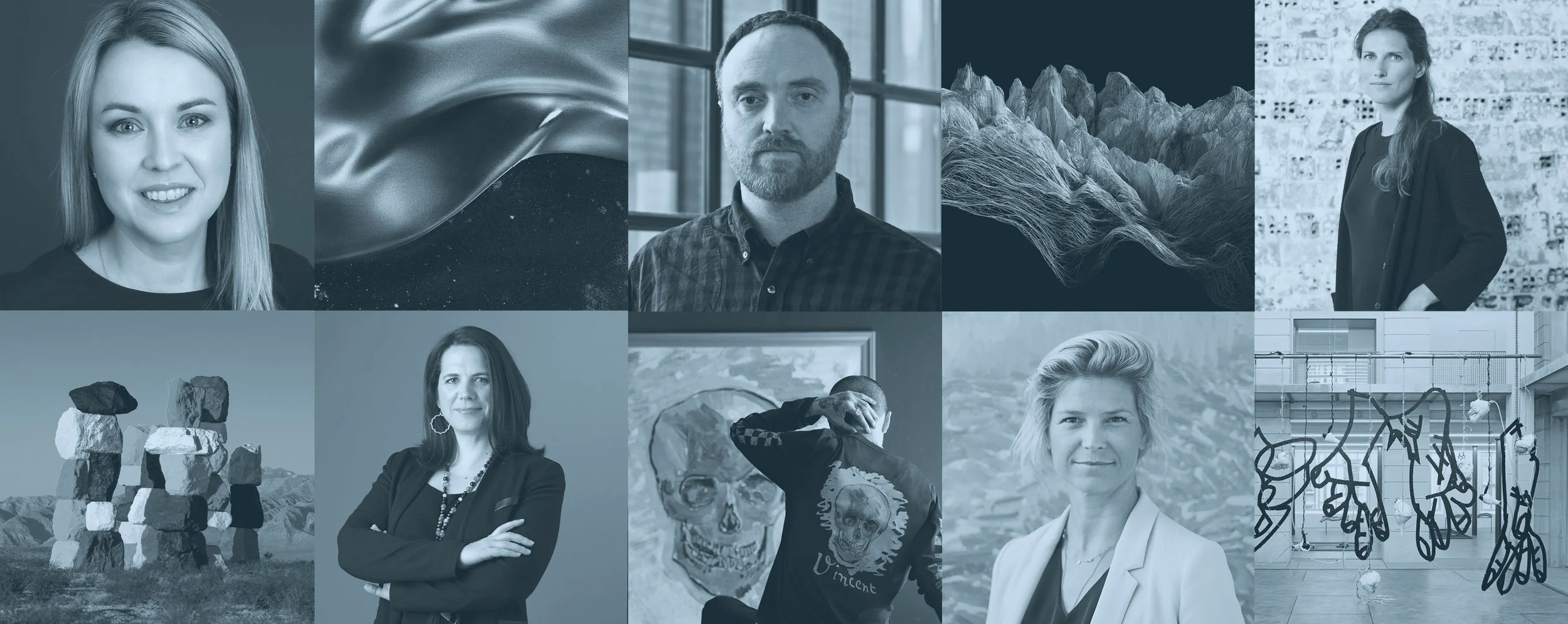 Credits : Jessica Persson-Conway / Rolls-Royce x Based Upon - © LOL KEEGAN / Dan Holdsworth / Rolls-Royce x Dan Holdworth /Laurence Perrillat - ©courtesyofLafayetteanticipations / Ugo Rondinone, Seven Magic Mountains (Sponsor : MGM), / Tarissa Tiberti / Van Gogh x Vans / Laurine van Rooijen - © Tomek Dersu Aaron / /Lafayette Anticipations x Julien Creuzet - ©Pierre Antoine