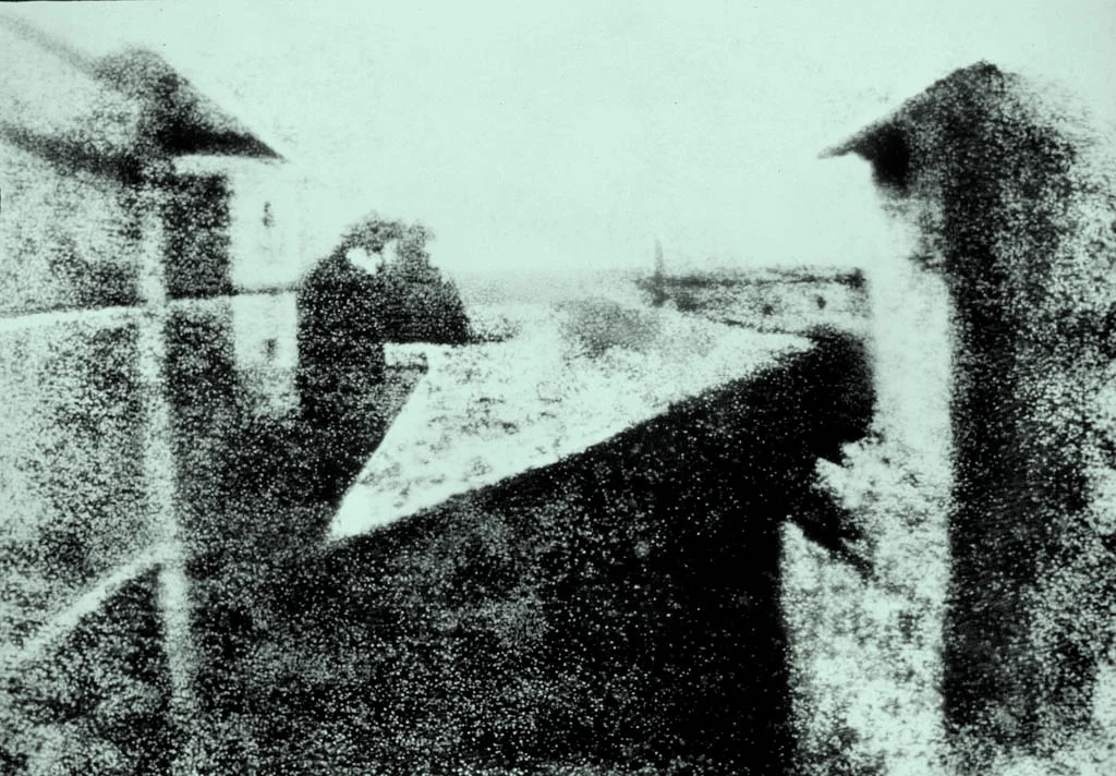 Vista desde la ventana en Le Gras, de Nicéphore Niépce: la primera foto.
