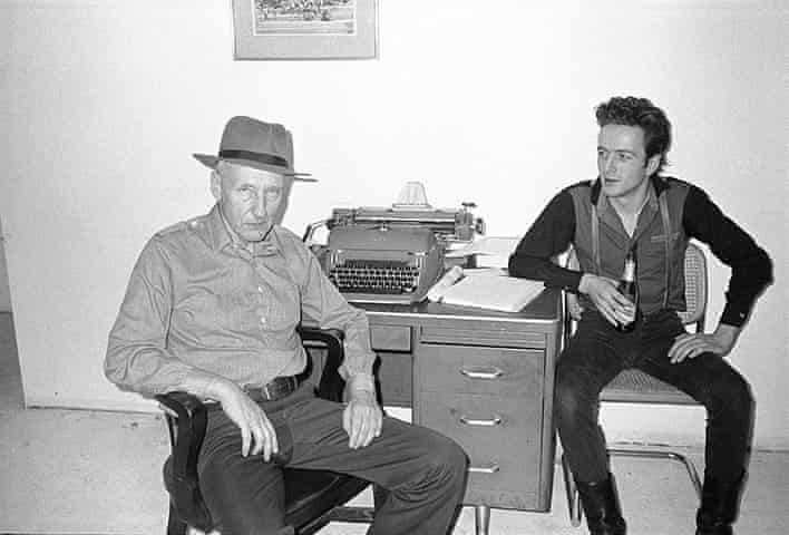 Burroughs con Joe Strummer (The Clash)