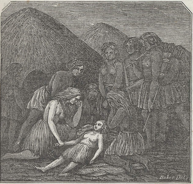 Captura de las niñas Oatman, 1857.