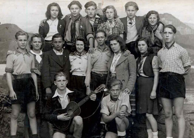 Un grupo de Piratas Edelweiss.