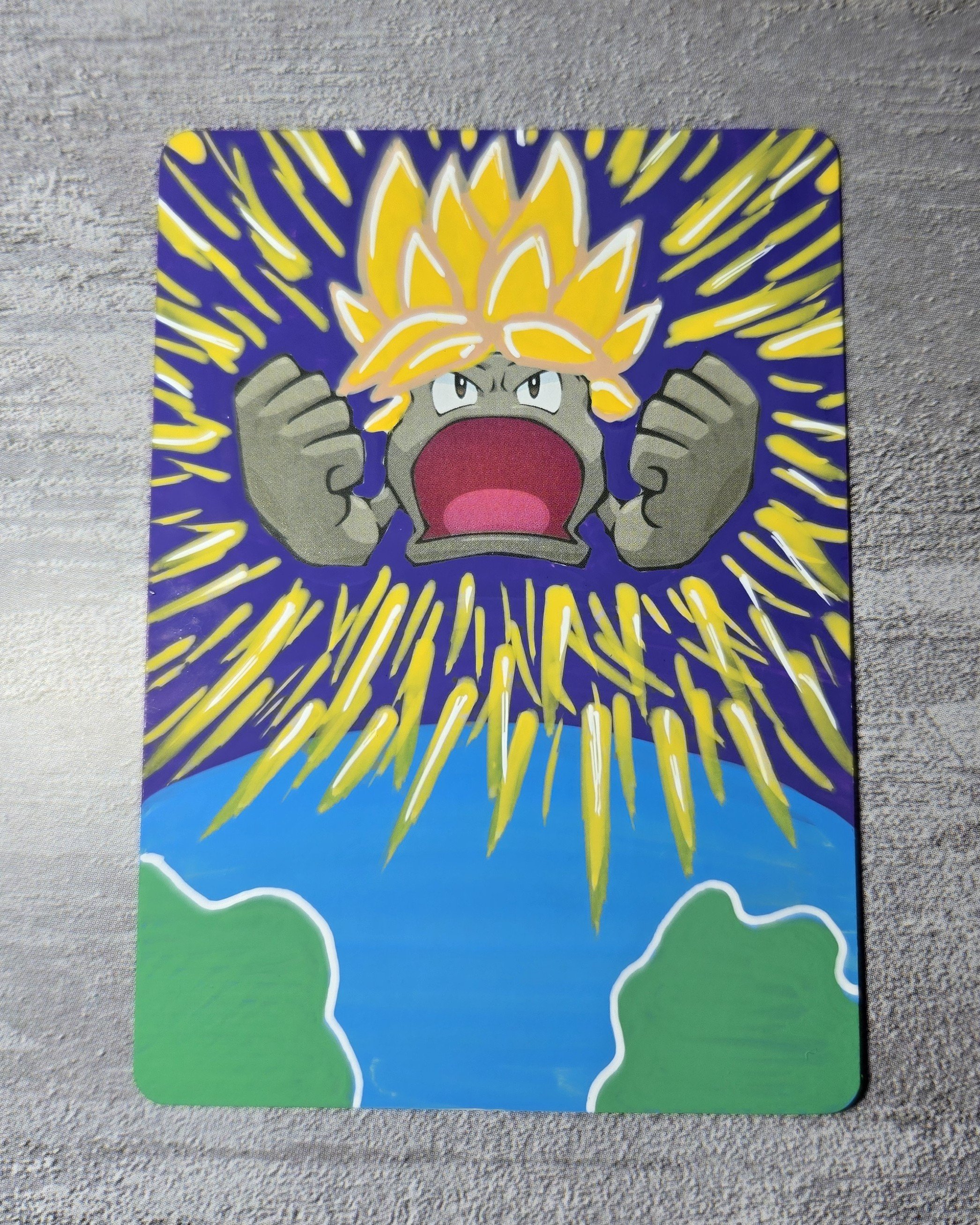 Geodude : I painted him inspired by Dragon Ball Z