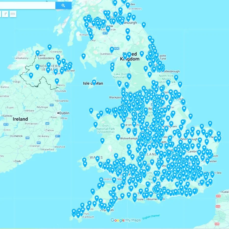 We've been driving around a lot over the last 2 weeks and so far have found 1283 stores that sell watercress across the UK in Morrisons, Tesco &amp; Asda. You can view our map at www.thewatercresscompany.com/where-to-buy  If you have a a favourite sp