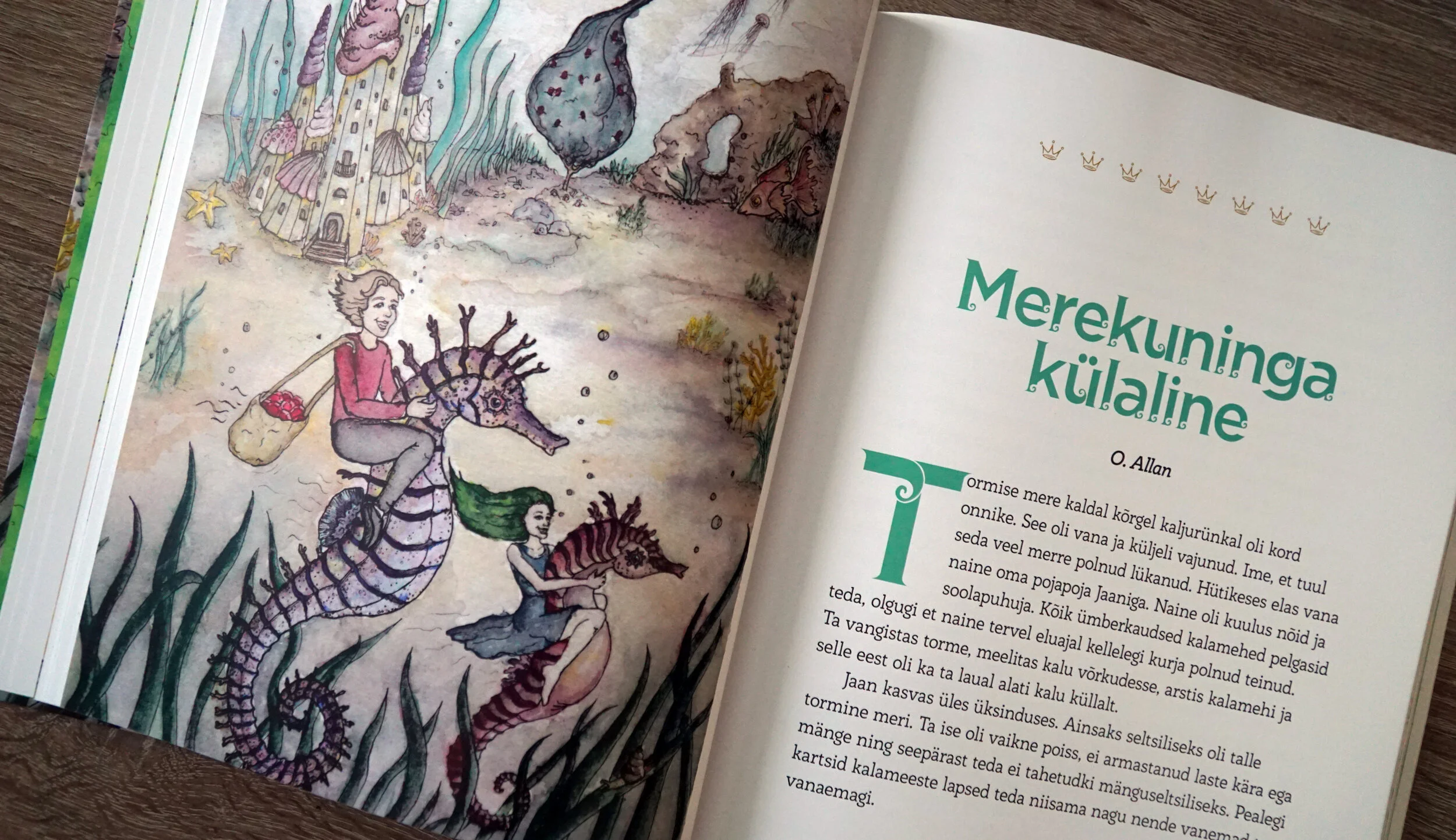 Illustrations for the children's book "Kuninglikud muinaslood"