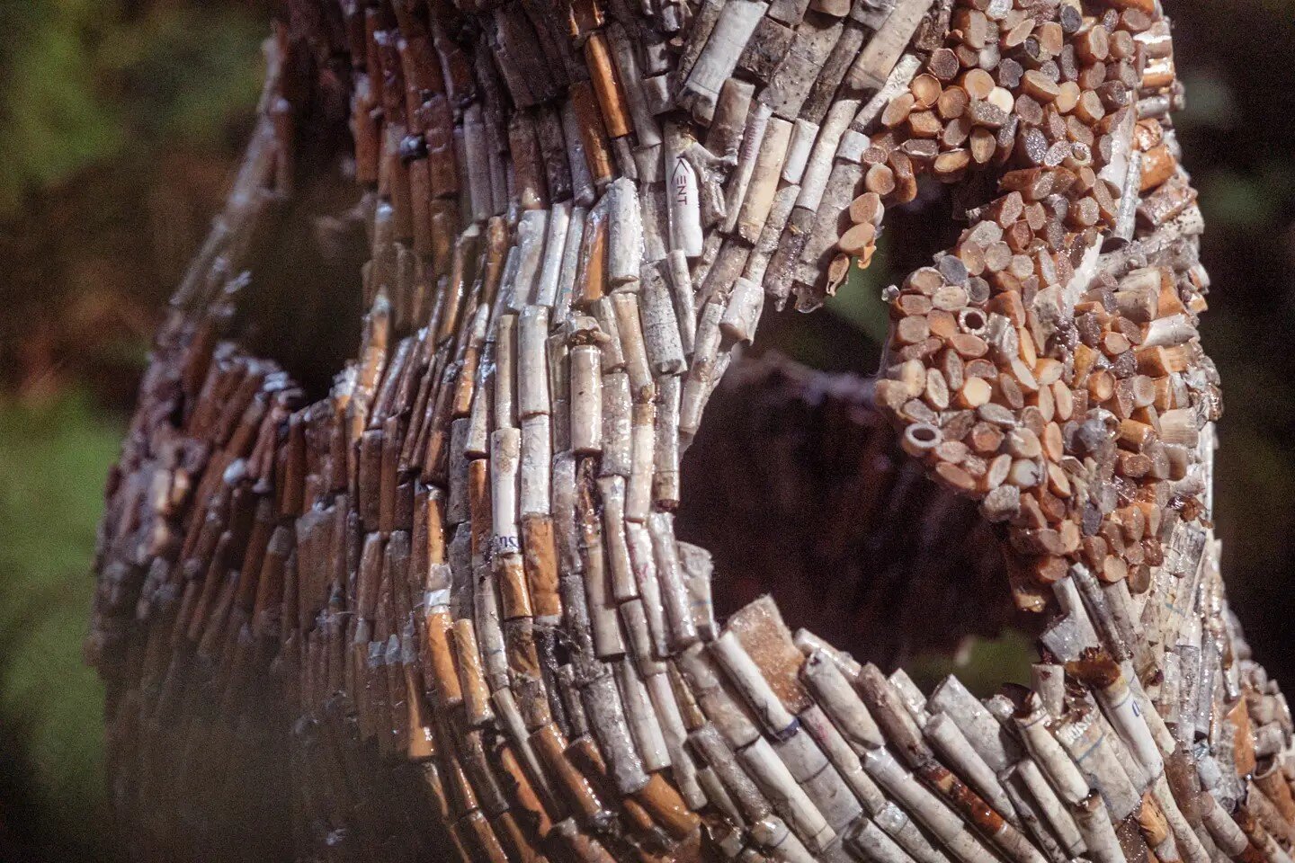 Closeup of 🚬 Venus. 

Photographed by @johannes_hoimoja.

#experimental #cigarettebutt #cigarette #waste #art #sculpture #venus #sculptureoftheday #contemporaryart #environmentalart #environmentalartist