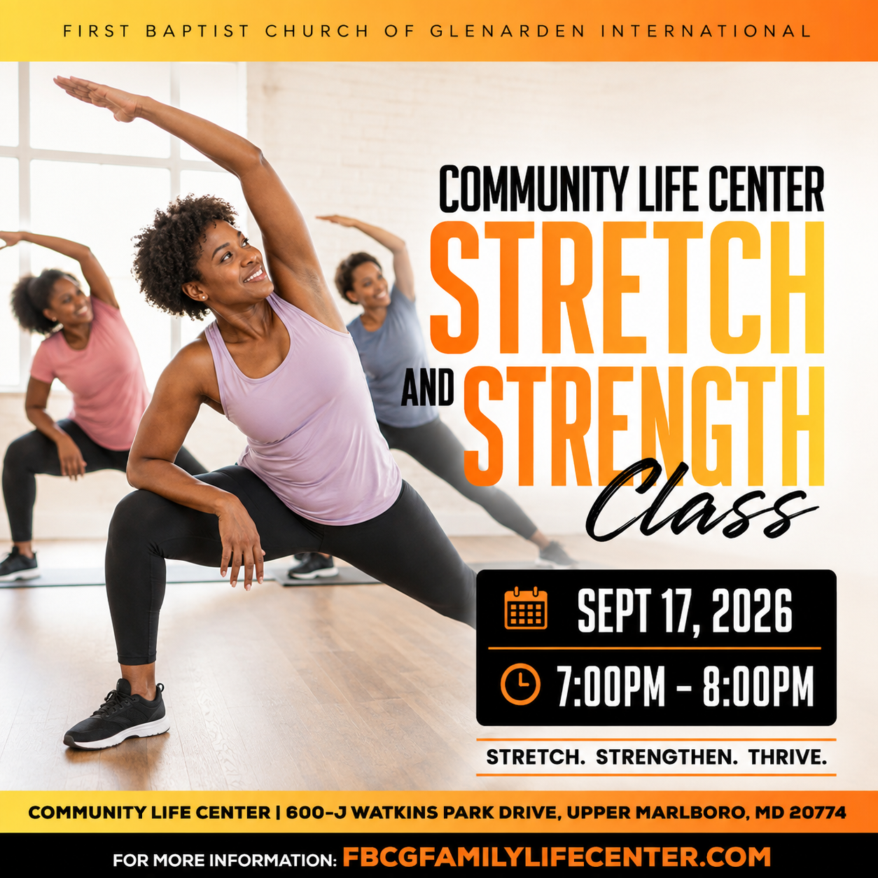 Stretch &amp; Strength Fitness Class with Jayc