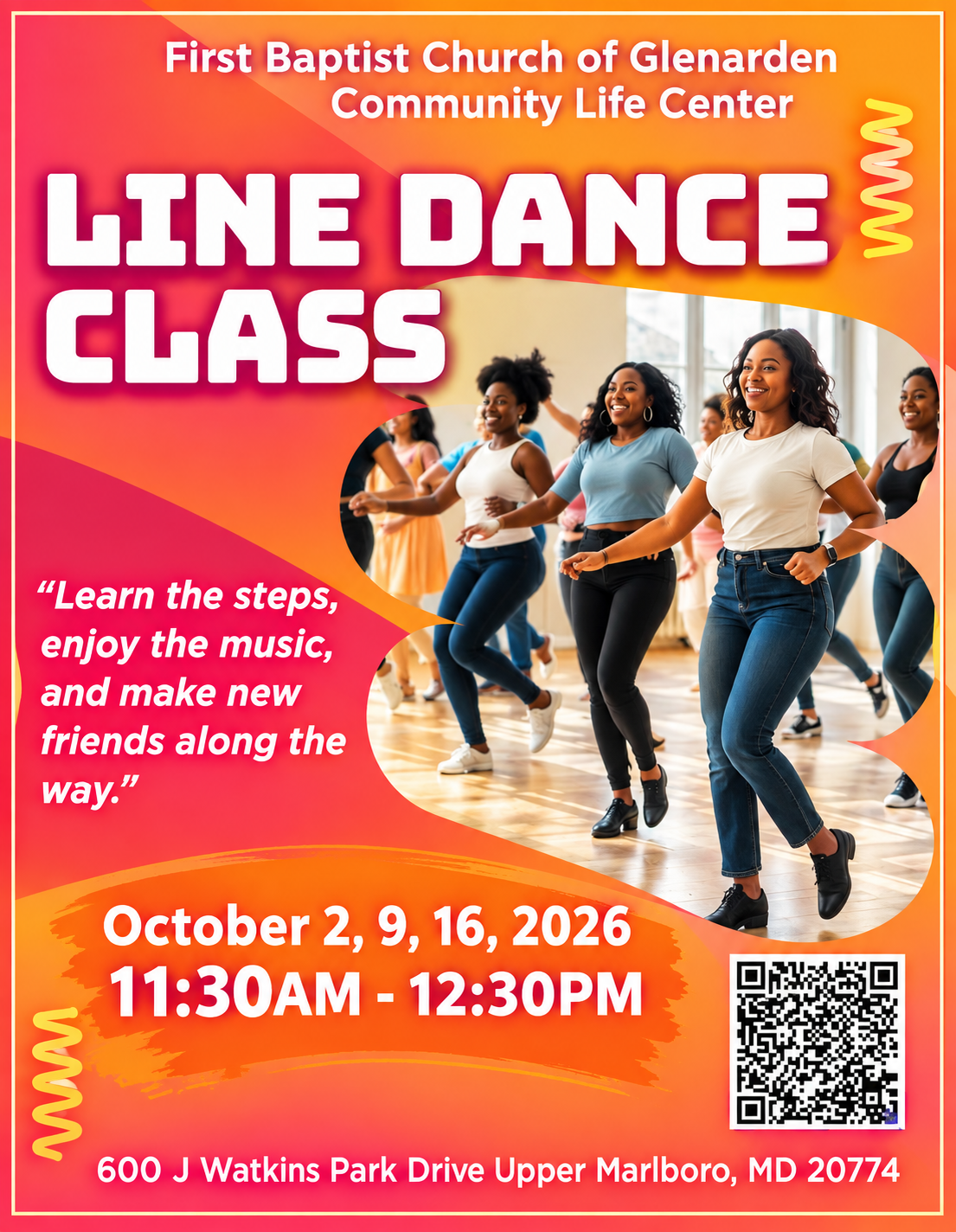 Mid Day Line Dancing (Registration Required)  