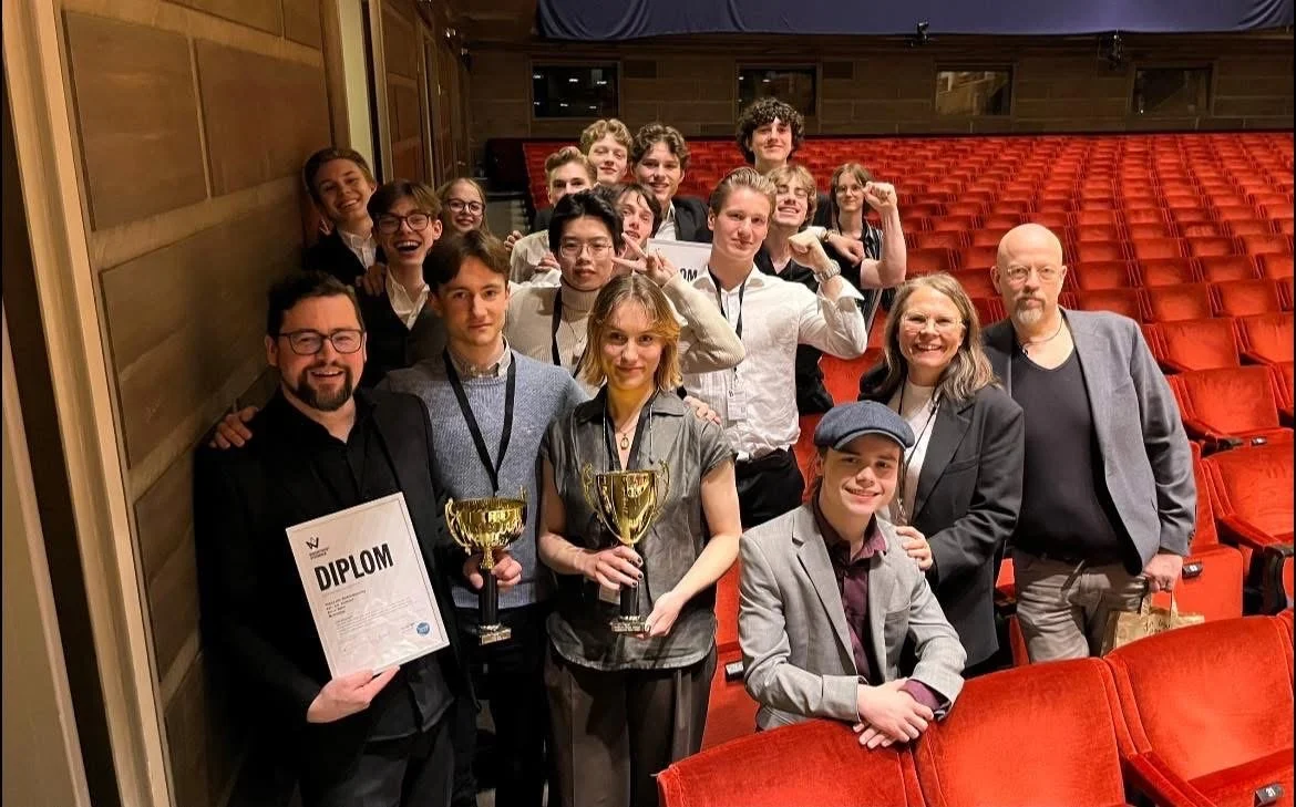 Första pris i Blue House Youth Jazz Festival: Lilla Akademien Big Band och Kvartut!