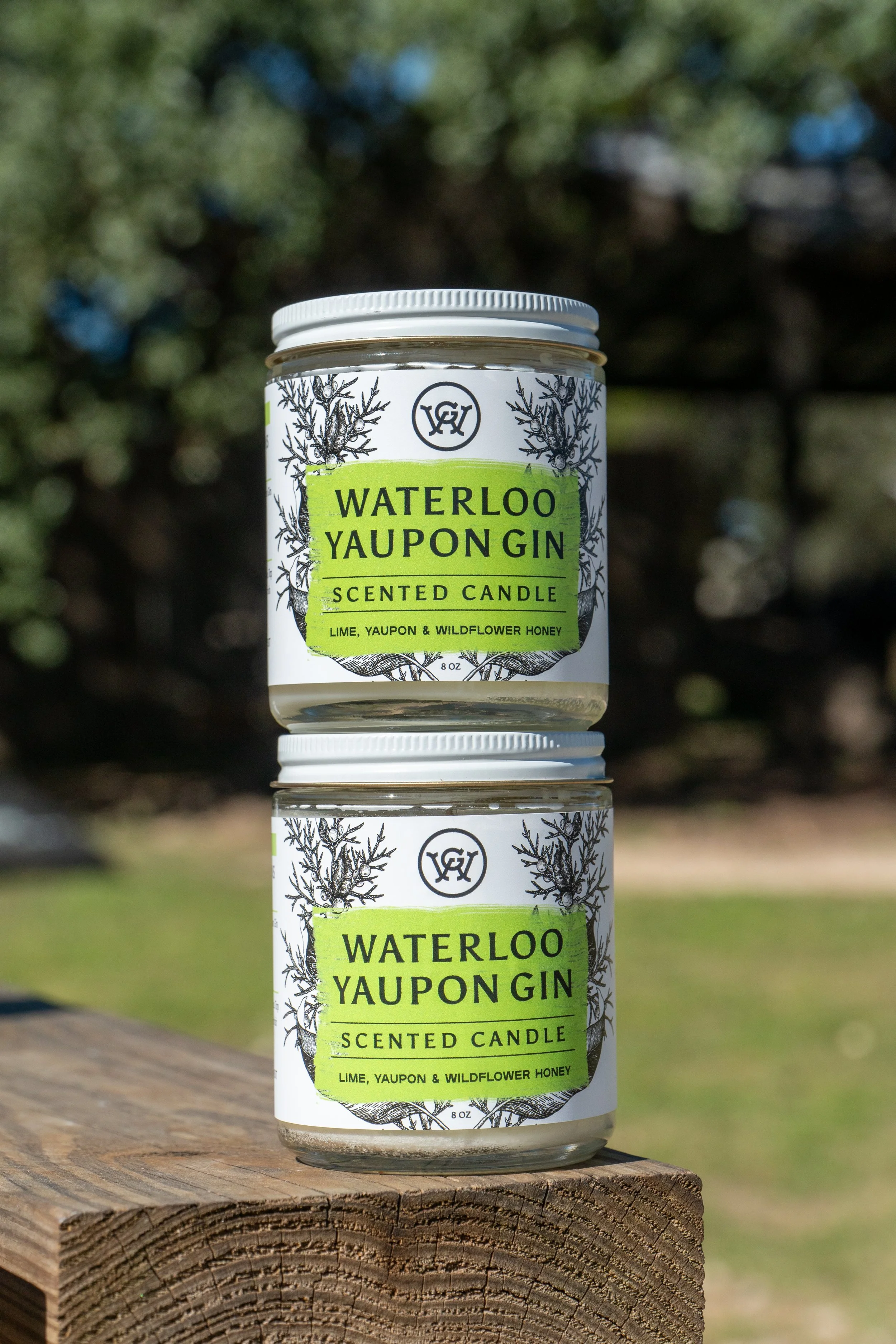 Waterloo Old Yaupon Gin Candle — Waterloo Gin