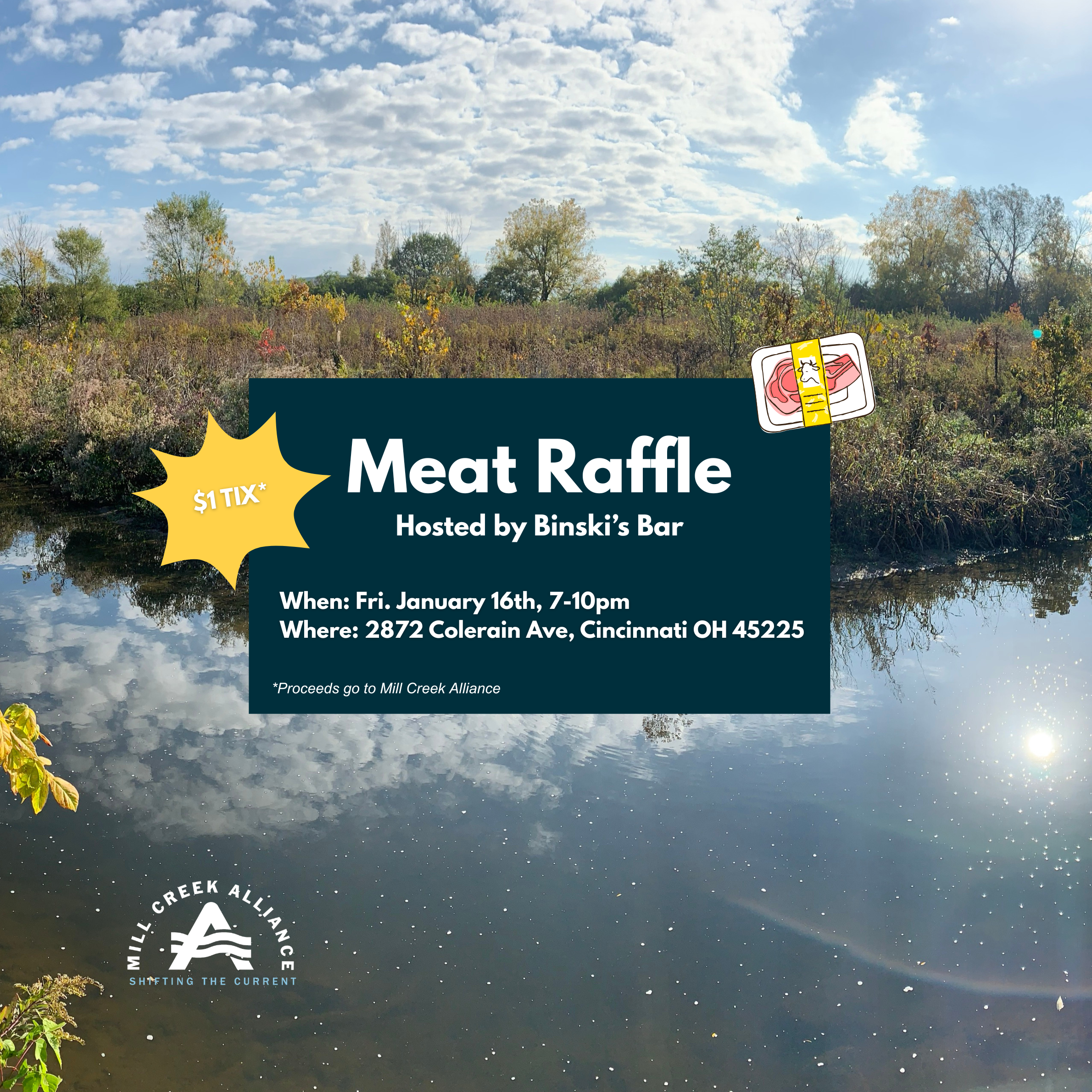 FUNDRAISER: $1 Raffle Tickets - WIN MEAT — Mill Creek Alliance