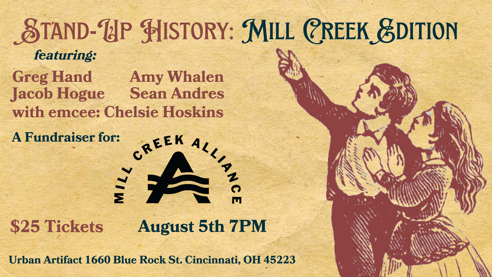 Stand-Up History:  Mill Creek Edition