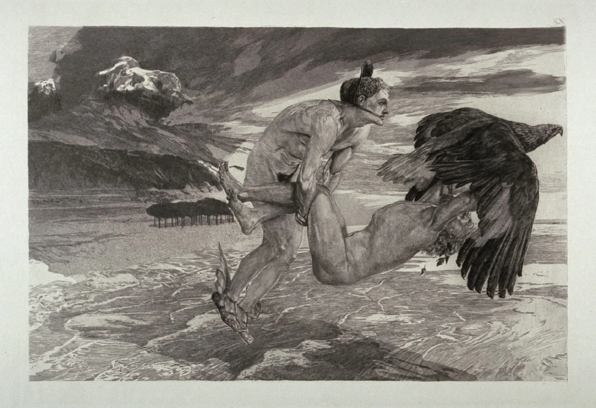 “The Abduction of Prometheus” by Max Klinger
