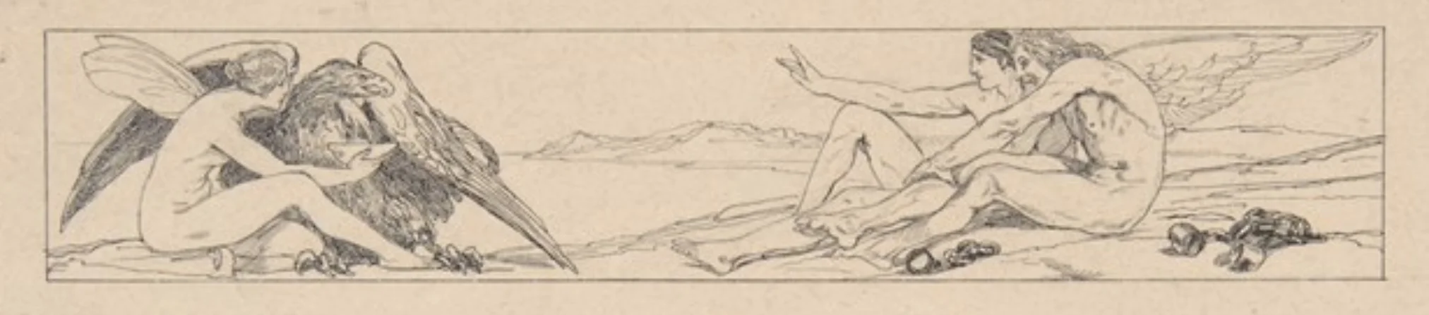 “The release of Prometheus” by Max Klinger