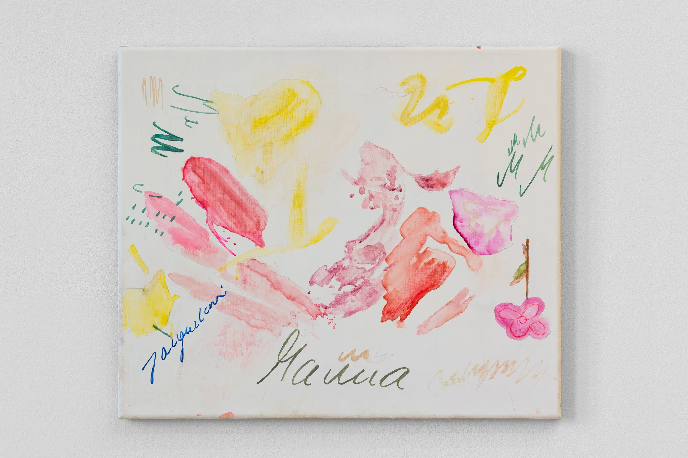 Sofia Leiby, Jacqueline (Creative World I) , 2019 Watercolor and pencil on linen 42.5 x 50 cm