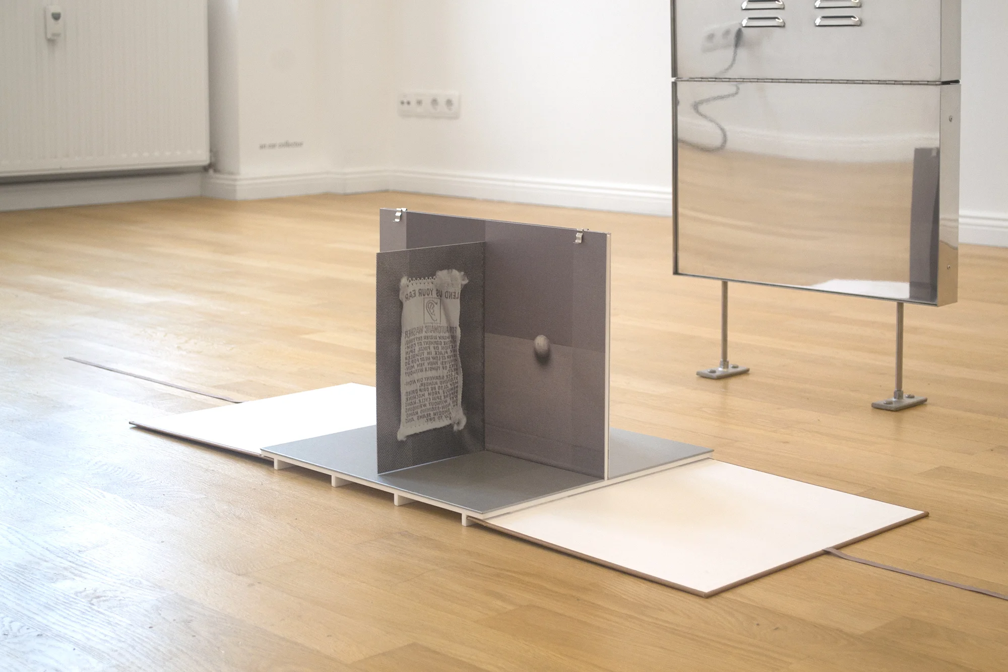 Front: Box Set , 2019 Rear: Untitled (Air Sampler) , 2019
