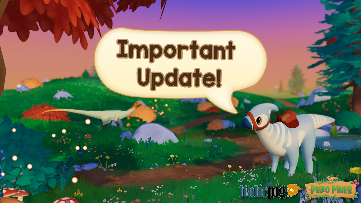 Paleo Pines Publisher Announcement