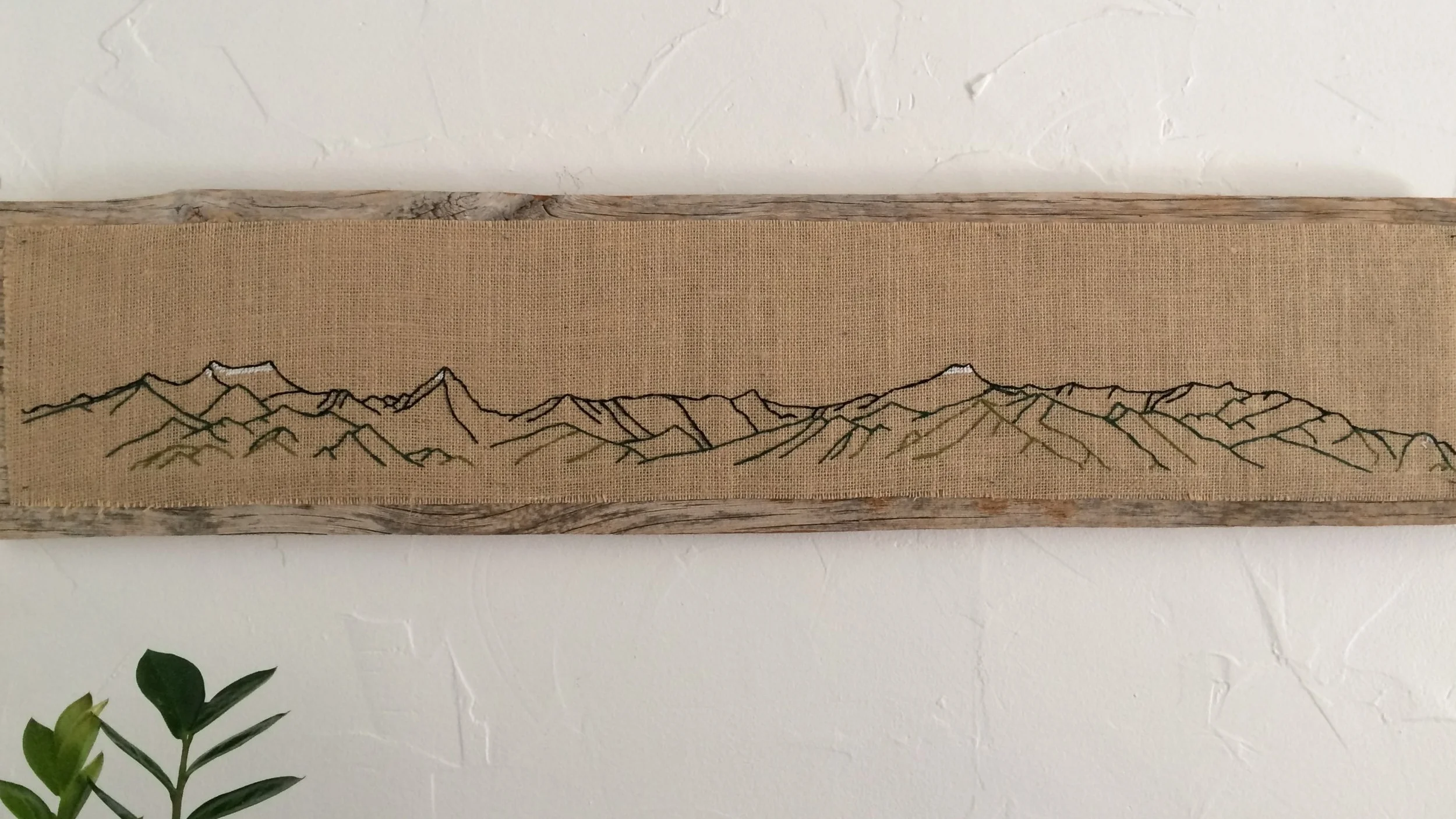 Montana made, artist, art, upcycle, recycle, bike art, shop local, small business, made in USA, America, rustic, artist, small business, mountain, outdoor, welding, woodworking, hand built, handcrafted, multi-media, craftsmanship, chainsaw, female owned, woman, embroidery, hand-stitched, Bridger Mountains