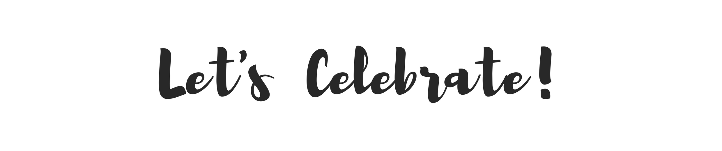 Celebrations section heading about children's birthday parties at The Story Shop.